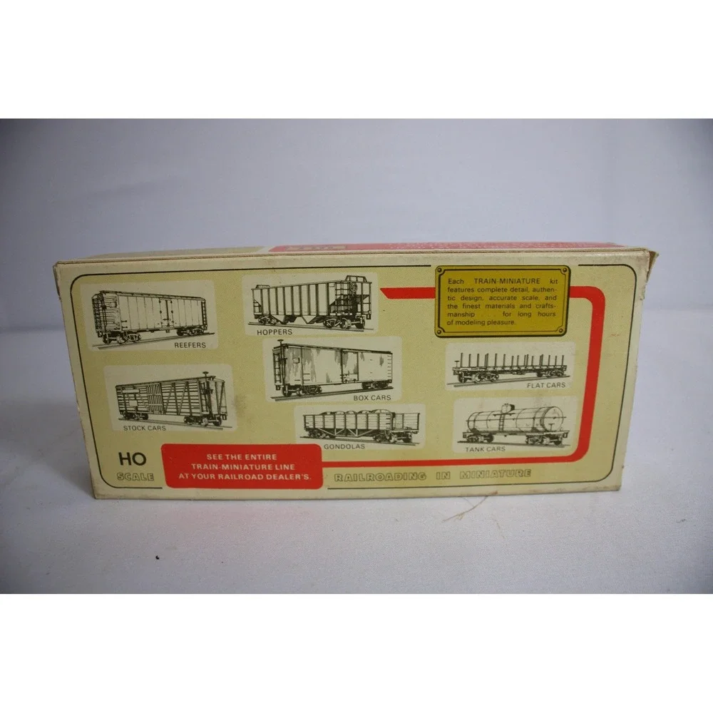Vintage TML HO Scale Connecticut State Commemorative Woodside Reefer Box Car EX